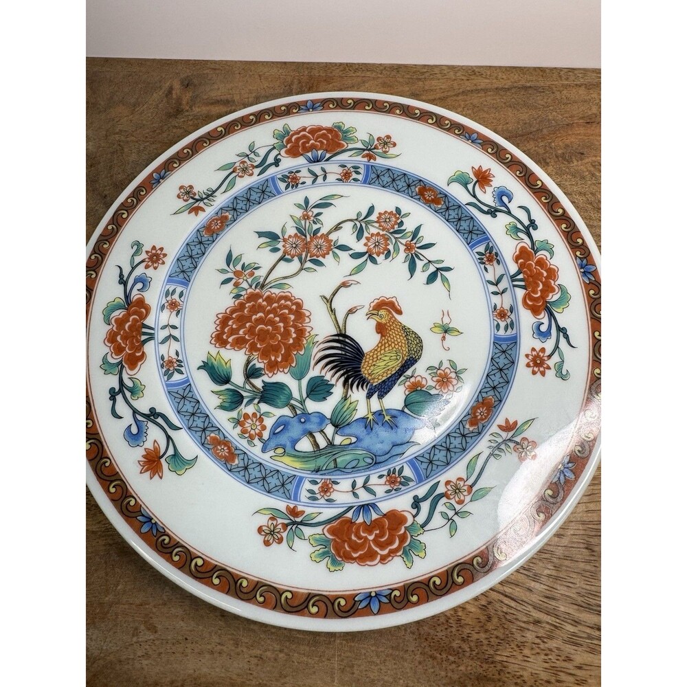 Rare Haviland Limoges France 10.25” Dinner Plate “Pate Celadon Au coq” READ